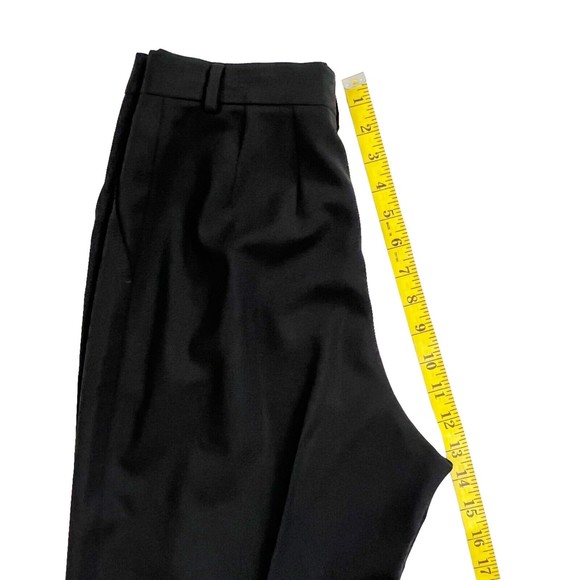 ZANELLA Jenna Sz 4 Wool Lycra Stretch Dress Pants Black MADE IN ITALY - Picture 11 of 13